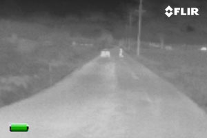 FLIR Scout TS24 Pro Thermal Night Vision Monocular at 100 Yards Distance