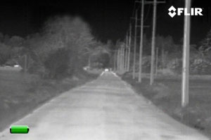 FLIR Scout TS32r Thermal Night Vision Monocular at 1000 Yards Distance